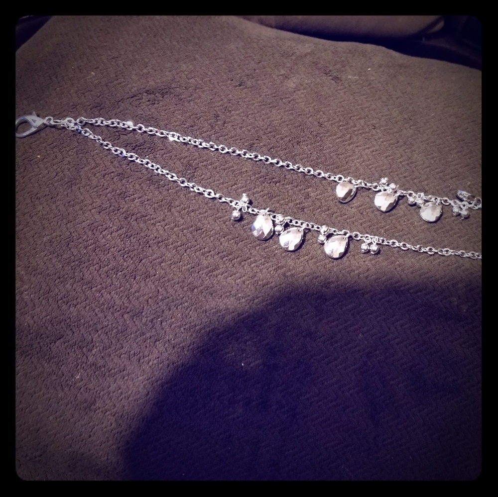 Silver lanyard